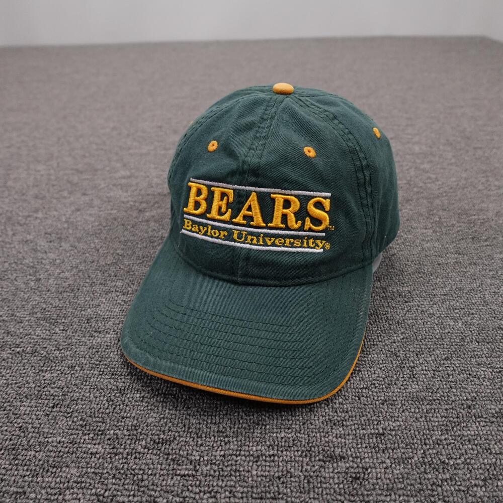 Baylor Bears Hat Cap Strap Back Mens One Size Green NCAA Football The Game
